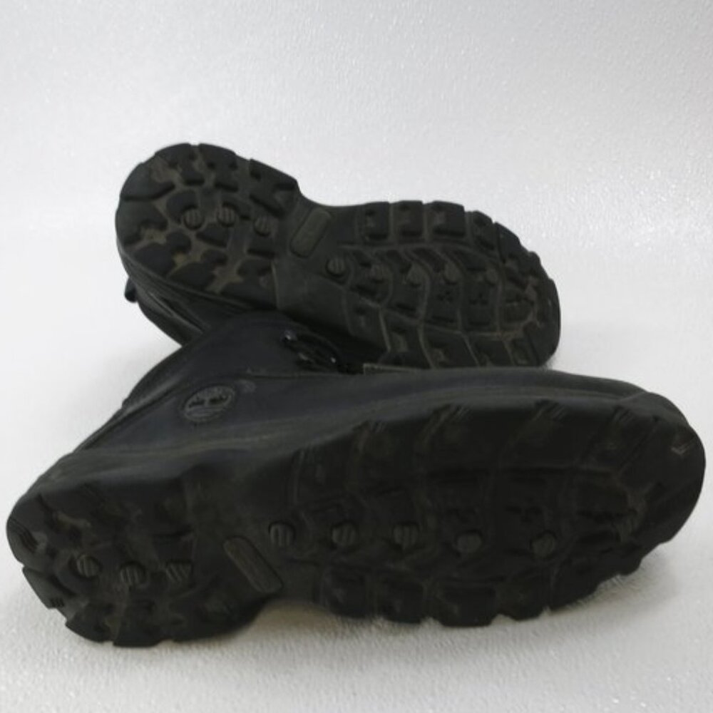 Timberland Waterproof Black Leather Hiking Boots Shoe Mens Comfort Footwear sz 9 - Picture 2 of 7